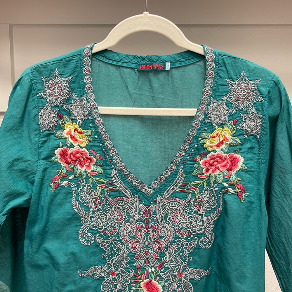 Johnny Was cotton tunic